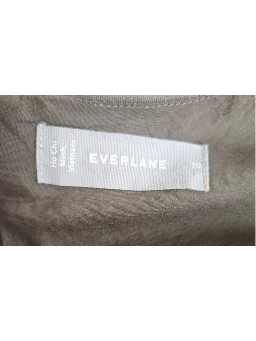 Everlane The Linen Bias Cut Dress Size 10 - Picture 5 of 9